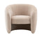 Coste Retro Cream Fabric Armchair