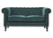 Elsa Emerald Green Velvet Chesterfield