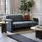 Messina Large Blue Fabric Sofa