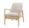 Charlton Natural Linen Oak Framed Armchair