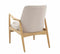 Charlton Natural Linen Oak Framed Armchair