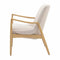 Charlton Natural Linen Oak Framed Armchair