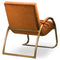 Ark Velvet Chair - Burnt Orange