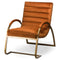 Ark Velvet Chair - Burnt Orange