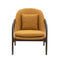 Avery Ochre Fabric Armchair