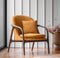 Avery Ochre Fabric Armchair