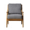 Bailey Grey Linen Armchair