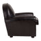 Barrington Black Leather Club Armchair