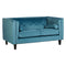 Boston Blue Velvet 2 Seater Sofa