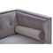 Boston Grey Velvet 2 Seater Sofa