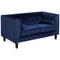 Boston Midnight Blue Velvet 2 Seater Sofa