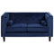 Boston Midnight Blue Velvet 2 Seater Sofa