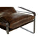 Dexter Industrial Style Brown Leather Lounge Chair