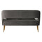 Geneva Grey Velvet Boutique Sofa