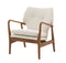 Hansen Cream Linen Retro Armchair