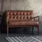 Brompton Vintage Brown Leather Sofa