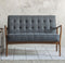 Brompton Grey Fabric Sofa