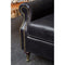 Lexington Black Leather Club Armchair