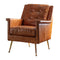 Neyland Brown Leather Armchair