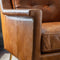 Neyland Brown Leather Armchair