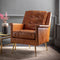 Neyland Brown Leather Armchair