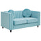 Marley Midnight Green Velvet Sofa