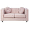 Marley Pink Velvet Sofa