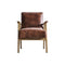 Humber Brown Leather Armchair