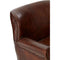 Stirling Brown Leather Classic Armchair