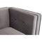 Stockholm Grey Velvet Armchair