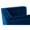 Stockholm Navy Blue Velvet Armchair