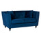 Stockholm Navy Blue Velvet Sofa