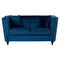 Stockholm Navy Blue Velvet Sofa