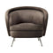 Treviso Velvet Tub Chair Dark Taupe