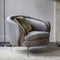 Treviso Velvet Tub Chair Grey