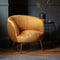 Siena Gold Velvet Accent Chair