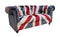 Union Jack Velvet 2 Seater Sofa