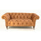 Ella Gold Velvet Chesterfield Sofa