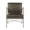 Foundry Ebony Leather Lounge Chair